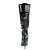 Pleaser VANITY-2020 Knee-High Boots Patent Black EU-37 / US-7