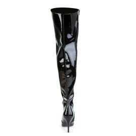 Pleaser VANITY-3010 Overknee Boots Patent Black EU-37 / US-7