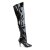 Pleaser VANITY-3010 Overknee Boots Patent Black EU-37 / US-7
