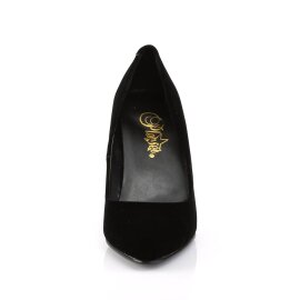 Pleaser VANITY-420 Pumps Velvet Black EU-35 / US-5