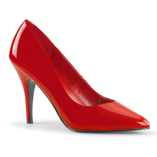 Pleaser VANITY-420 Pumps Patent Red EU-37 / US-7