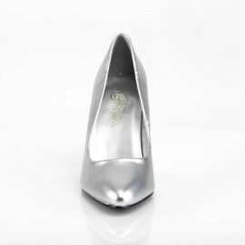 Pleaser VANITY-420 Pumps Faux Leather Silver EU-35 / US-5