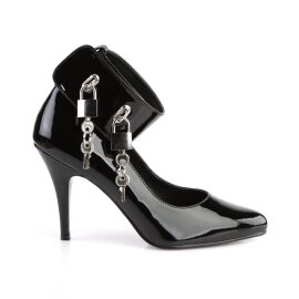 Pleaser VANITY-434 Pumps Patent Black EU-35 / US-5