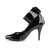 Pleaser VANITY-434 Pumps Patent Black EU-35 / US-5