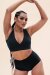 Lunalae Top Courtney V-Neck Black XL