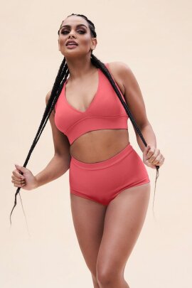 Lunalae Shorts High Waist Basic Watermelon S