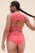 Lunalae Shorts High Waist Basic Watermelon S