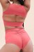 Lunalae Shorts High Waist Basic Watermelon S