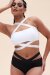 Lunalae Top Renee Crop Bra White