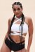 Lunalae Top Renee Crop Bra White