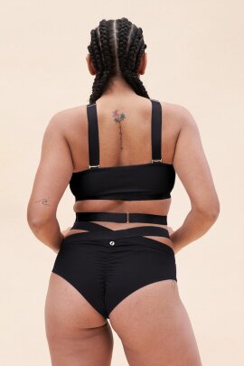 Lunalae Top Renee Crop Bra Black