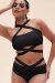 Lunalae Top Renee Crop Bra Black