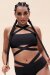 Lunalae Top Renee Crop Bra Black