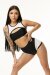 Polerina Top LUX Black/White