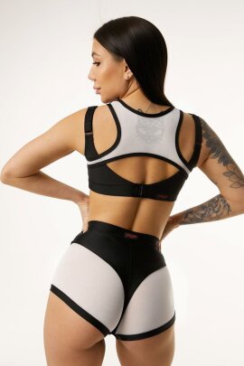 Polerina Top LUX Black/White XS