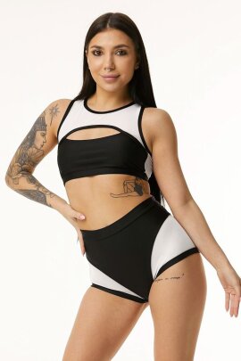 Polerina Top LUX Black/White XS