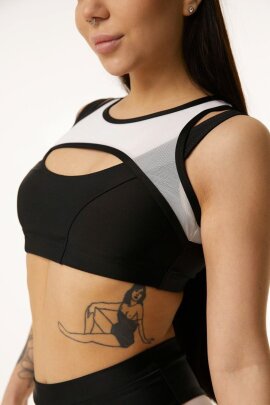 Polerina Top LUX Black/White XS
