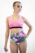 Pole Addict High Waist Shorts Tropical Flower M