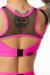 Polerina Top LUX Hot Pink/Black L