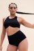 Lunalae Top Zoey Crop Bra Black XL