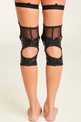 Paradise Chick Knee Pads Sticky Polecious Black M