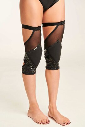 Paradise Chick Knee Pads Sticky Polecious Black XL
