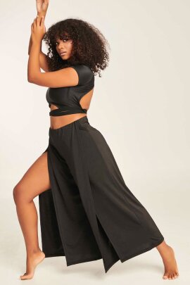 Paradise Chick Pants Polecious Black L