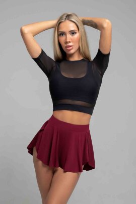 i-Style Skirt Fly Sport Dark Red XS