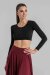i-Style Top Butterfly Black S