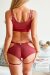 Zasha Polewear Shorts Low Waist Elle Wine S