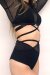 Lunalae Langarmtop Sasha Mesh Black S