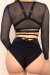 Lunalae Langarmtop Sasha Mesh Black S
