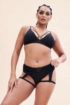 Lunalae Shorts Low Waist Cora Black