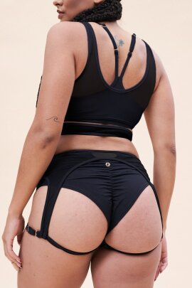 Lunalae Shorts Low Waist Cora Black