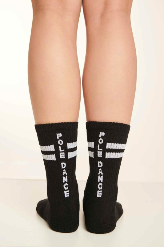Paradise Chick Supreme Poledance Socks Black