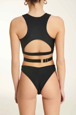 Paradise Chick Shorts Low Waist Iconic Black S