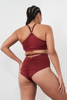 Lunalae Top Sage Burgundy L