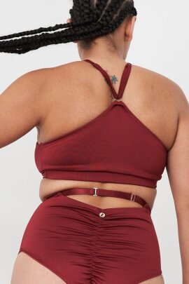 Lunalae Top Sage Burgundy L