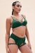 Lunalae Shorts Low Waist Cora Moos Green M