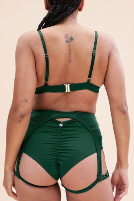Lunalae Shorts High Waist Cora Moos Green S