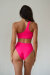Pole Addict Top Mesmerised Neon Pink