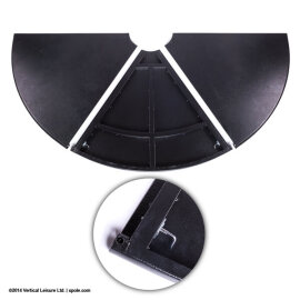 X-Pole Stage Base Plates 3 Pieces without Logo B-Stock