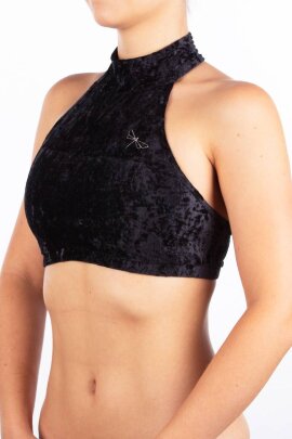 Dragonfly Top Lisette Velvet Black S