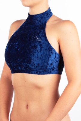 Dragonfly Top Lisette Velvet Blue XS