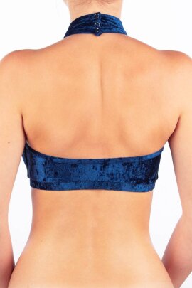 Dragonfly Top Lisette Velvet Blue XS