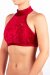 Dragonfly Top Lisette Velvet Red XS