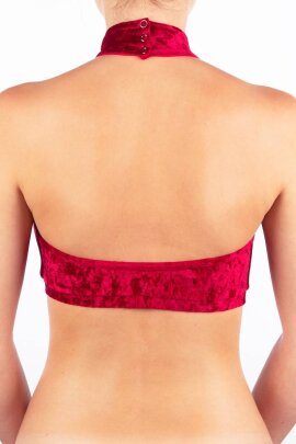 Dragonfly Top Lisette Velvet Red S