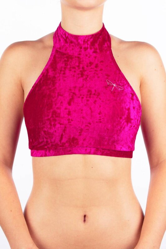 Dragonfly Top Lisette Velvet Pink XS