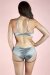 Lunalae Shorts Lure You Low Waist Silver XL